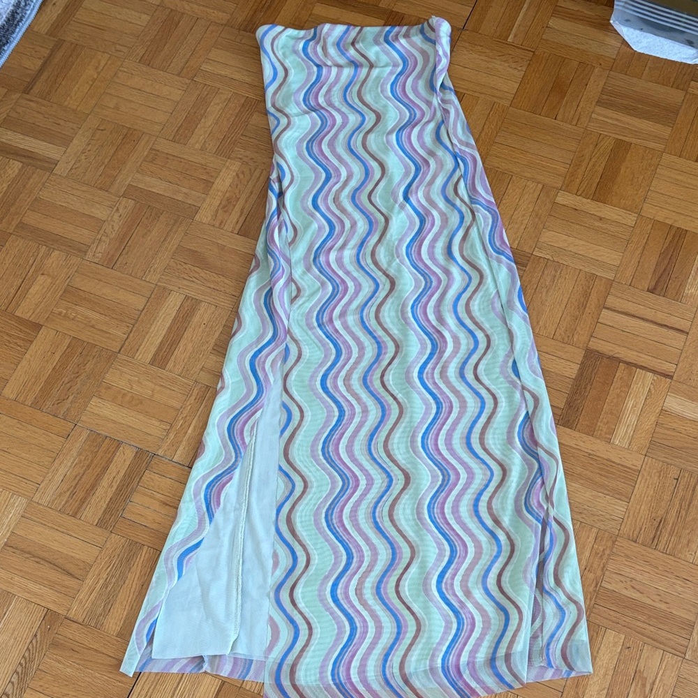Zara Multicolor Maxi summer Dress S